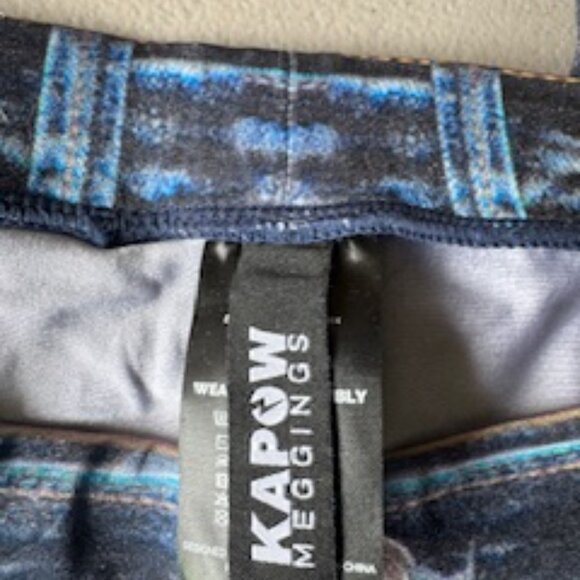 Men's Kapow Meggings, Size Large Navy Jean Noah Style - Picture 4 of 6